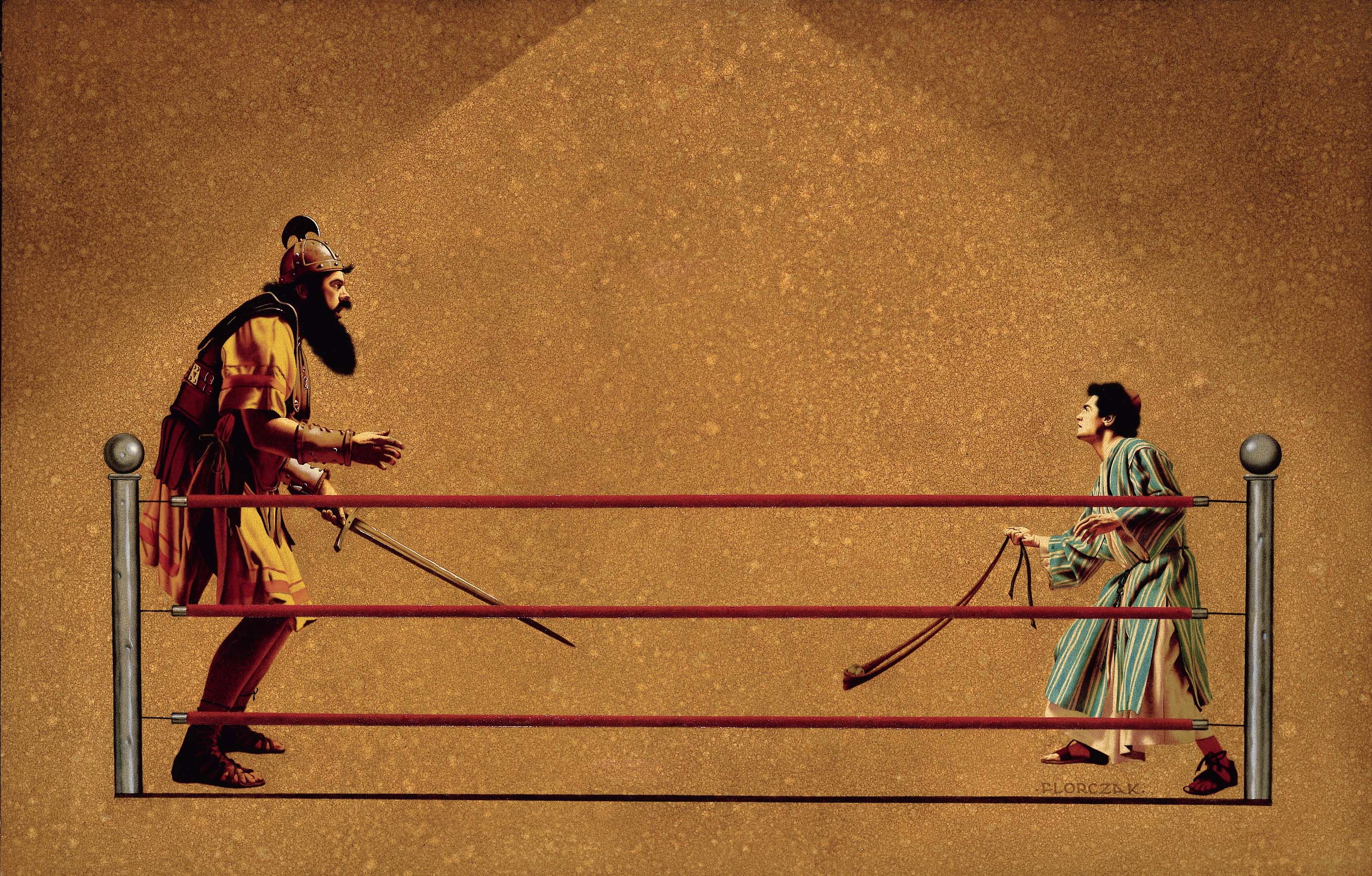 Featured artwork - David and Goliath